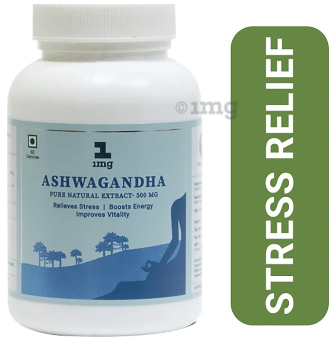 1mg Ashwagandha Pure Natural Extract 500mg Capsule