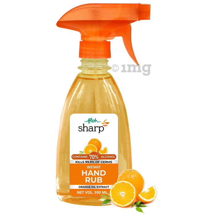 FLOH Orange Oil Extract Sharp Instant Hand Rub Sanitizer