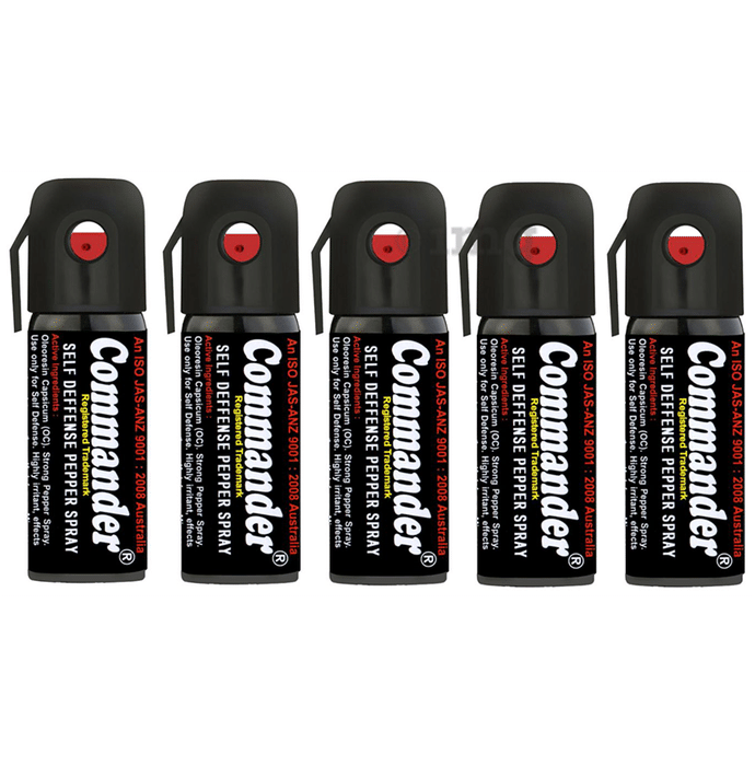 Commander Self Defense Pepper Spray (55ml Each)