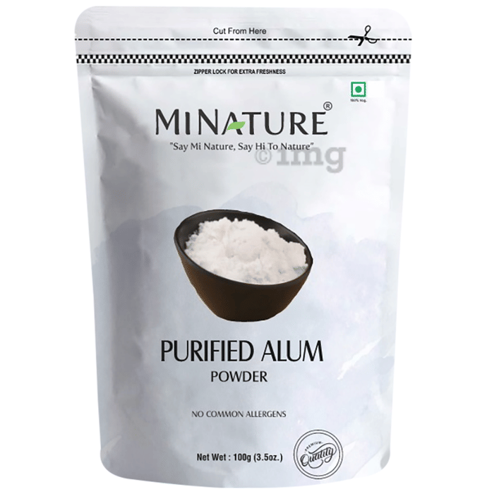 Minature Purified Alum Powder Buy packet of 100 gm Powder at best price in India 1mg