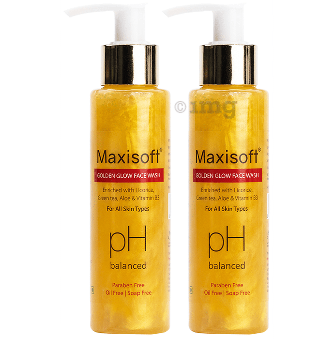 Maxisoft Golden Glow Face Wash (100 ml Each)