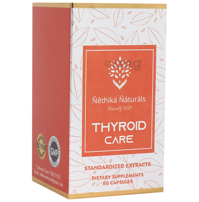 Nethika Naturals Thyroid Care Dietary Supplements Capsule