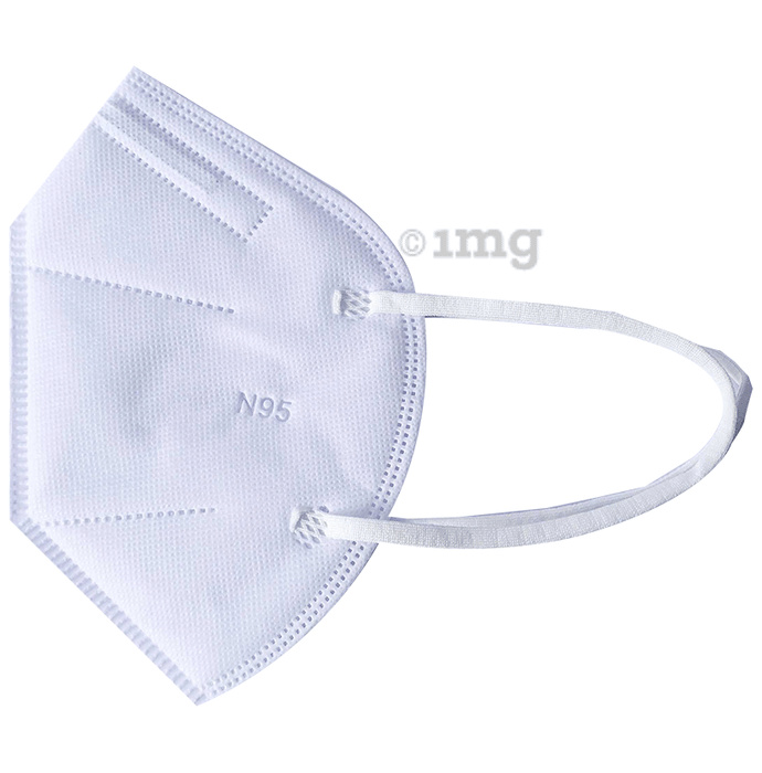 Secure N95 Particulate Respirator Mask White