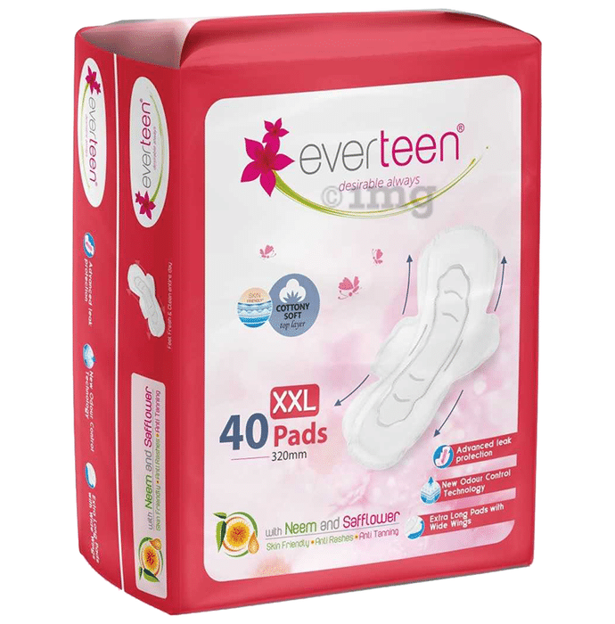 Everteen Cottony Soft XXL Pads with Neem and Safflower
