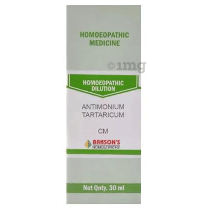 Bakson's Antimonium Tartaricum Dilution CM