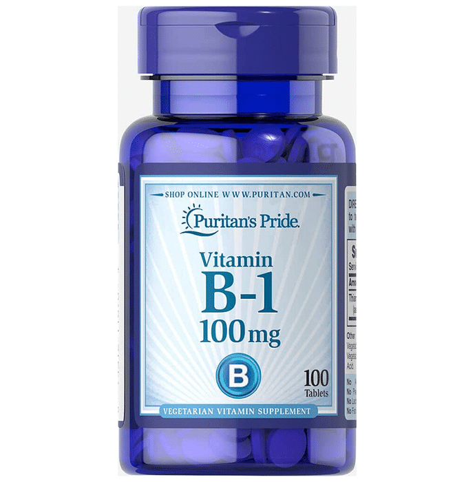 Puritan's Pride Vitamin B1 100mg Tablet