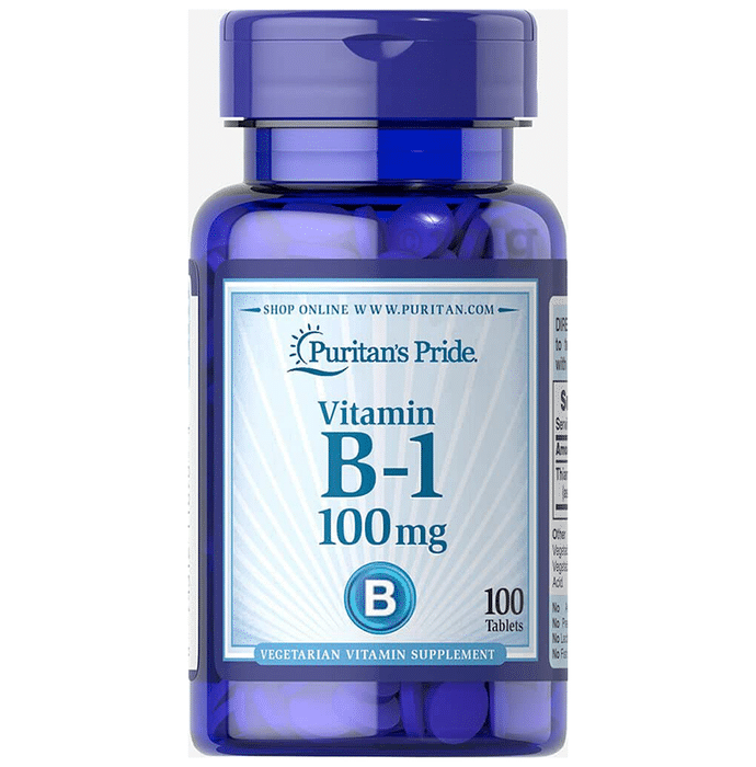 Puritan's Pride Vitamin B1 100mg Tablet