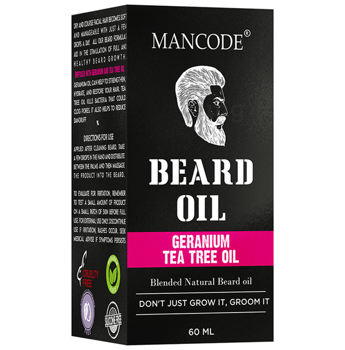 Mancode Geranium Tea Tree Oil Beard Oil