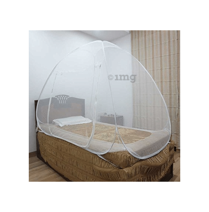 Healthgenie Single Bed Mosquito Net White