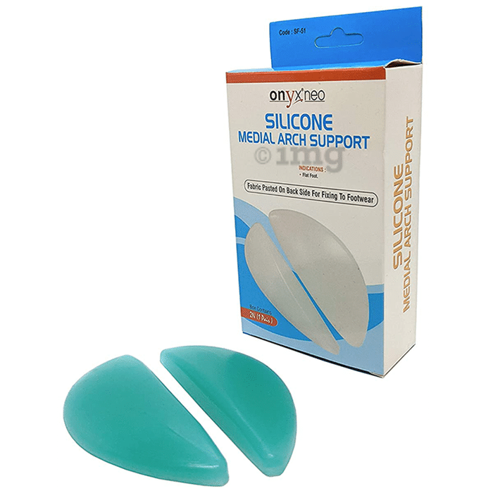 Onyxneo Silicone Medial Arch Support for Adult
