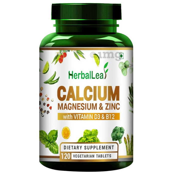 HerbalLeaf Calcium Magnesium and Zinc Tablet