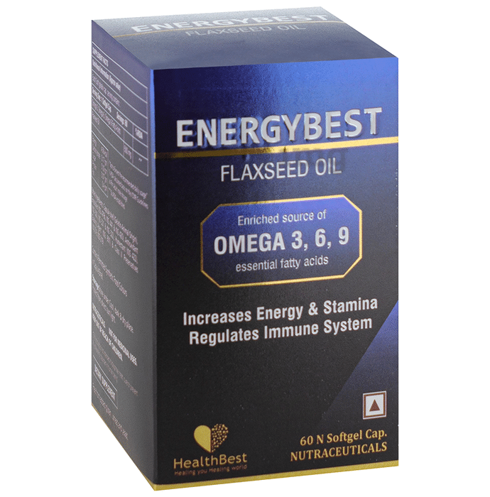 HealthBest Energybest Flaxseed Oil Softgel Capsule