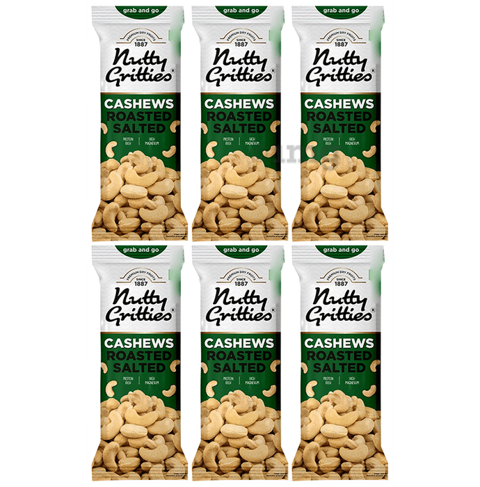 Nutty Gritties Cashews Roasted Salted (40gm Each)