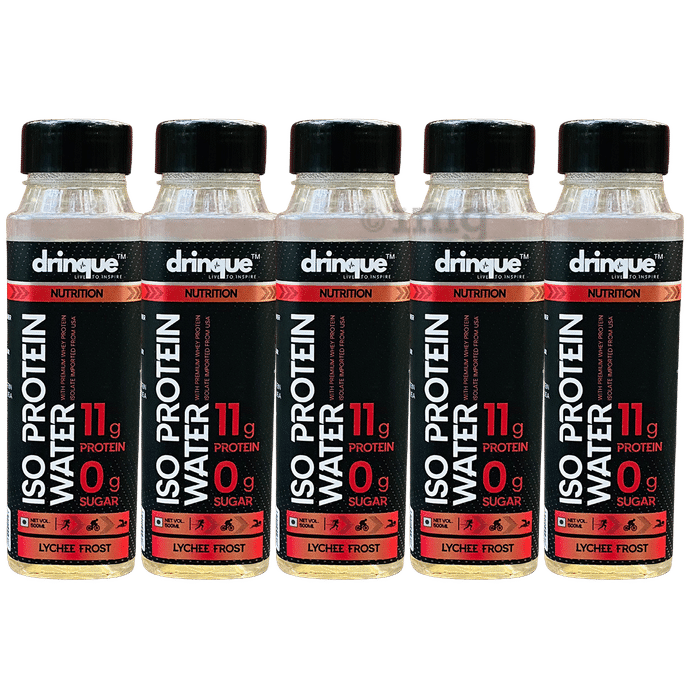 Drinque Iso Protein Water (500ml Each) Lychee Frost
