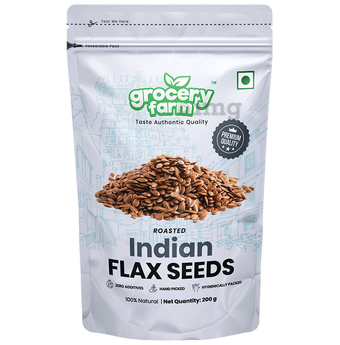Grocery Farm Roasted Indian Flax Seeds