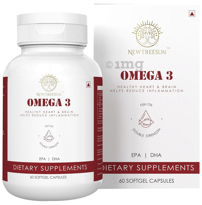 Newtreesun Omega 3 Fish Oil Double Strength Capsule
