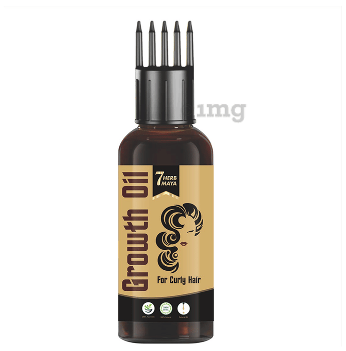 7Herbmaya Growth Oil for Curly Hair Buy bottle of 100.0 ml Oil at best