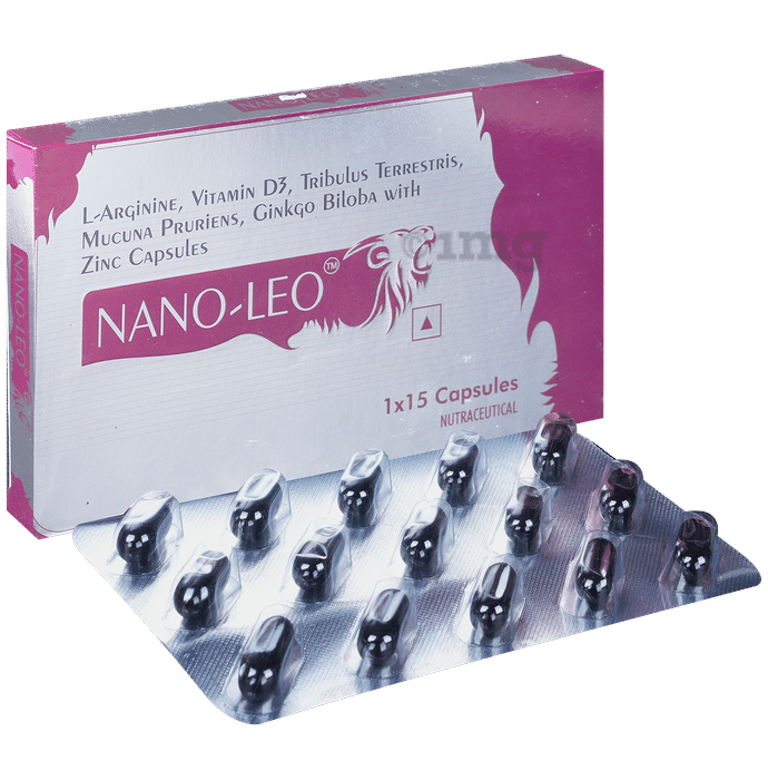 Nano-Leo Capsule with L-Arginine, Vitamin D3, Ginkgo & Zinc