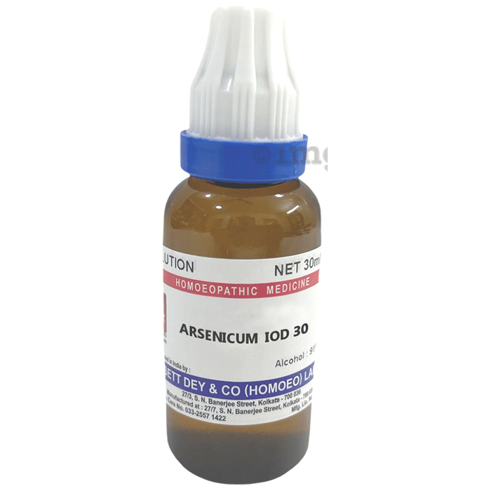 Sett Dey Arsenicum Iod Dilution 30