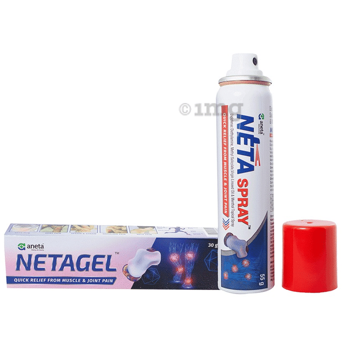 Aneta Combo Pack of Neta Gel (30gm) and Netaspray (55gm)