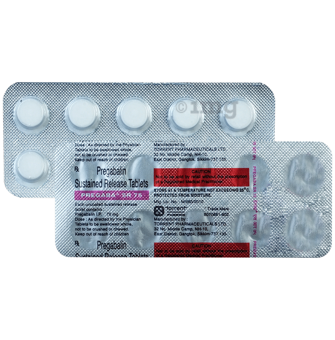 Pregaba SR 75 Tablet