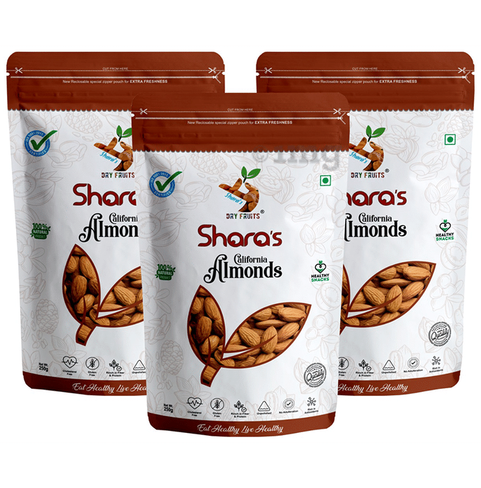 Shara's California Almonds (250gm Each)