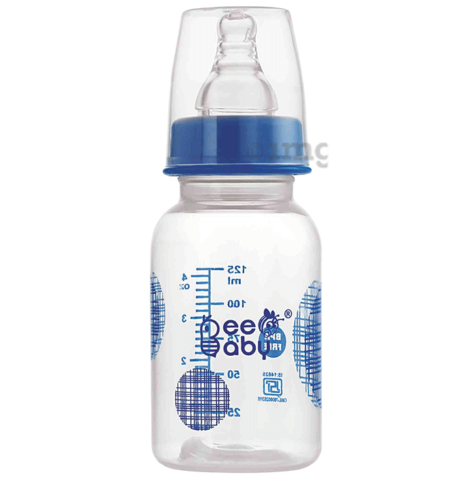 BeeBaby Basic Slim Neck Baby Feeding Bottle with Anti Blue