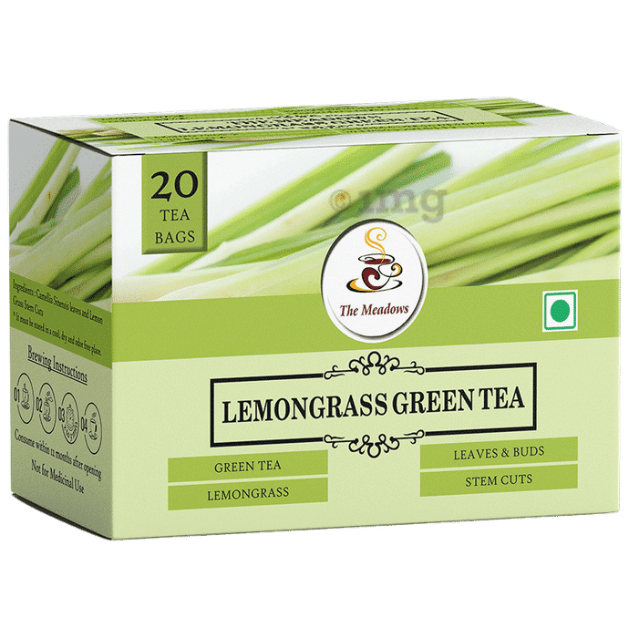 The Meadows Lemongrass Green Tea(1.5gm Each) Tea Bag