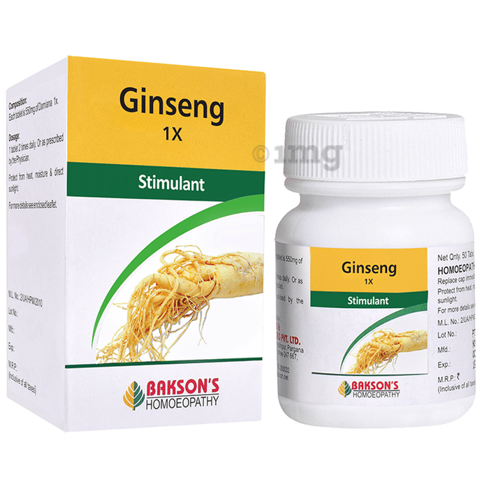 Bakson's Homeopathy Ginseng 1X