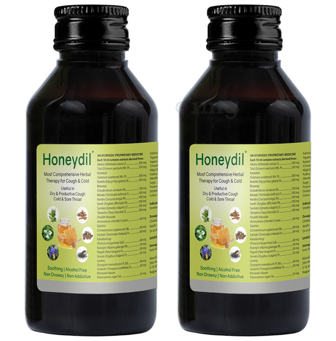 Honeydil Cough Syrup (100ml Each)