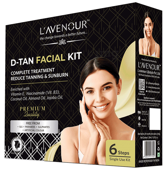 L'avenour D-Tan Facial Kit for Instant Glow(30ml Each)