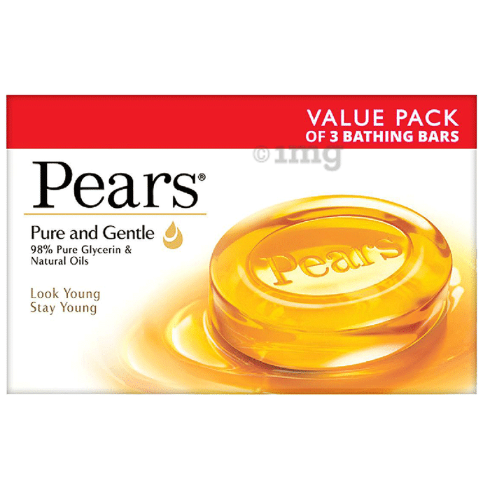Pears Pure & Gentle Bar (125 gm Each)