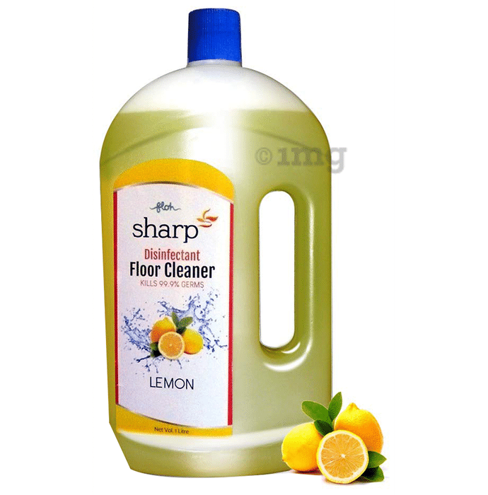 FLOH Sharp Disinfectant Floor Cleaner (1Litre Each) Lemon