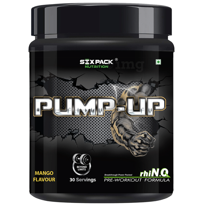 Sixpack Nutrition Pump-Up Pre-Workout Formula Mango