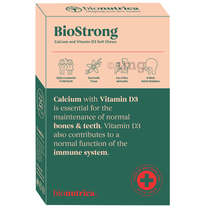 Bionutrica BioStrong Calcium and Vitamin D3 Chews
