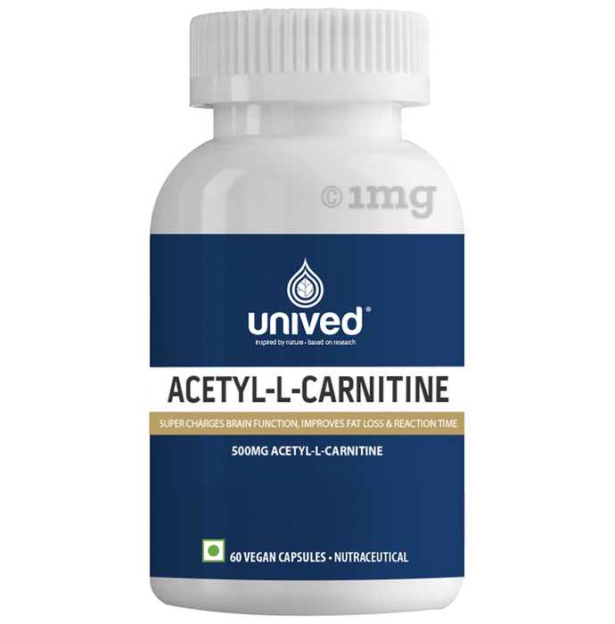 Unived Acetyl-L-Carnitine 500mg Vegan Capsule