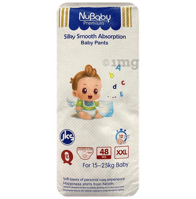 Nubaby Premium Silky Smoth Absorption Baby Pant Diaper XXL