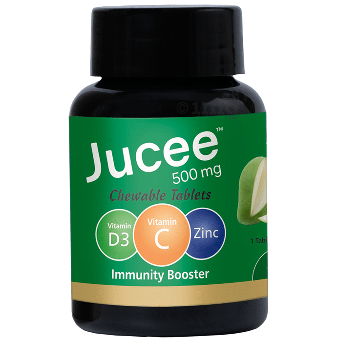 Jucee 500mg Chewable Tablet (60 Each) Delicious Kaccha Aam