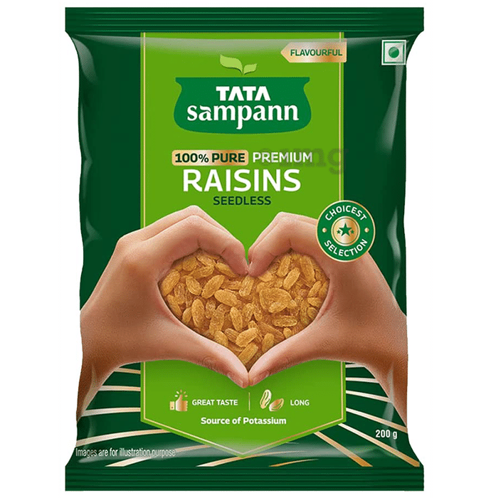 Tata Sampann 100% Pure Premium Raisins Seedless