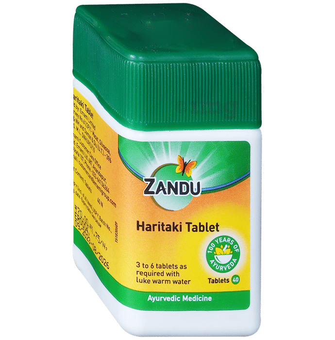 Zandu Haritaki Tablet | Eases Constipation