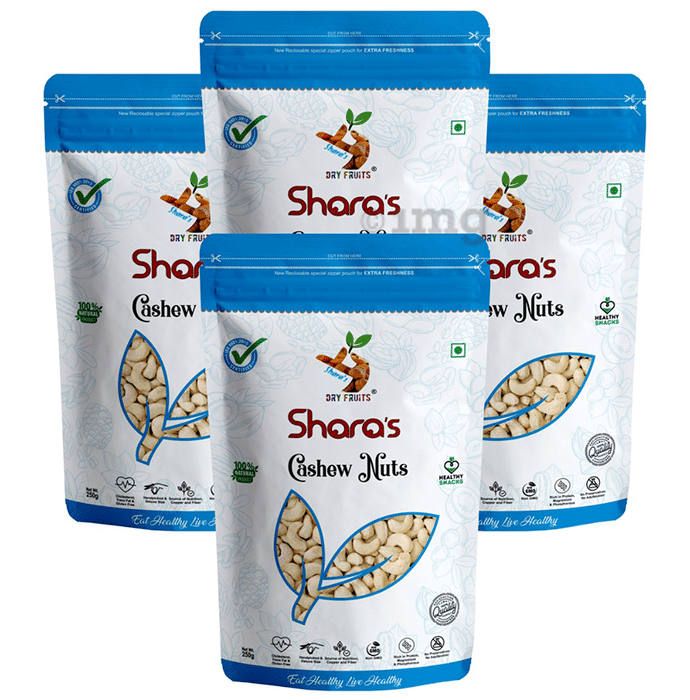 Shara's W240 Jumbo Size Cashew Nuts (250gm Each)