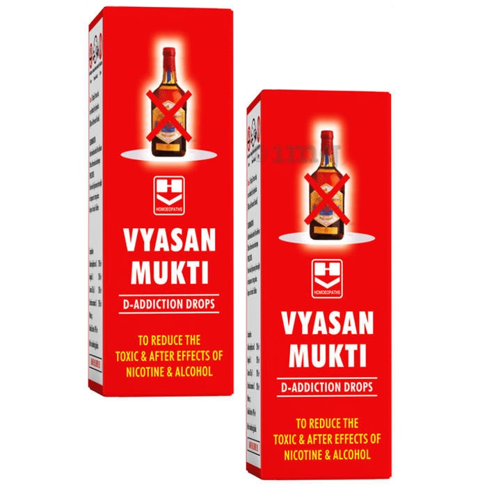 Homeopaths Vyasan Mukti D-Addiction Drop (30ml Each)