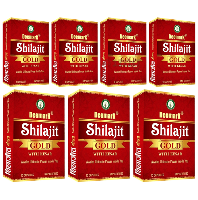 Deemark Shilajit Gold with Kesar Capsule (10 Each)