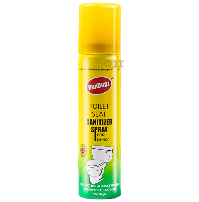 Runbugz Lemon Toilet Seat Sanitizer Spray Pro