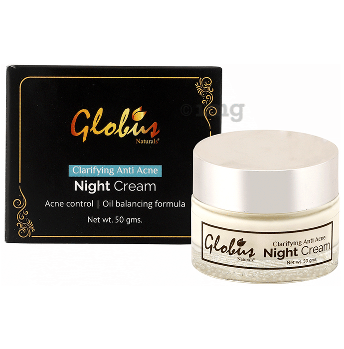Globus Naturals Clarifying Anti Acne Night Cream