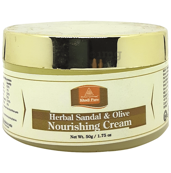 Khadi Pure Herbal Sandal & Olive Nourishing Cream