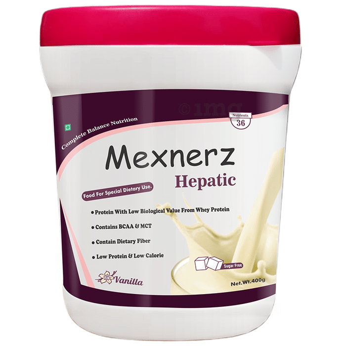 Mexnerz Hepatic Powder Vanilla Sugar Free