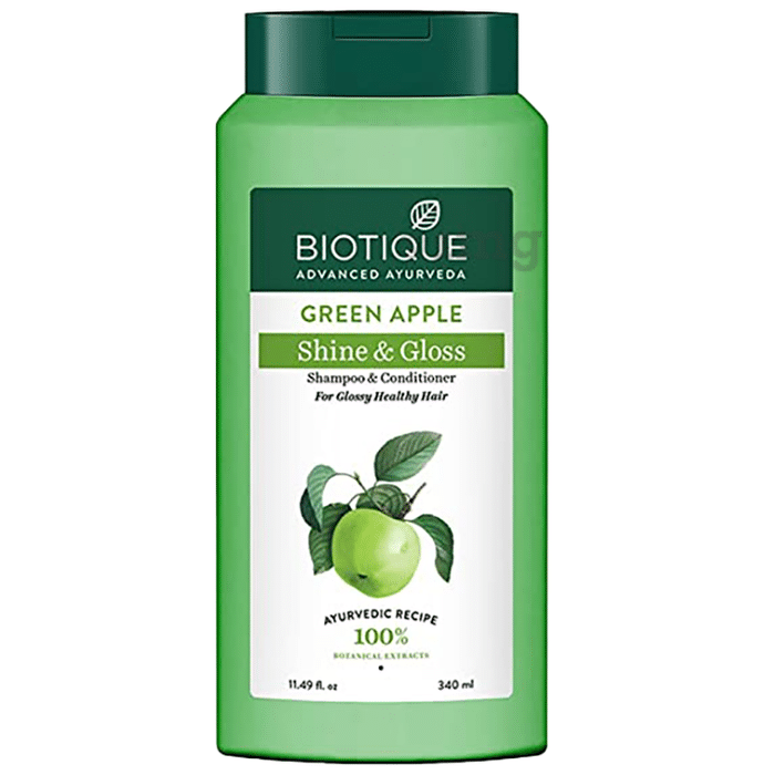 Biotique Bio Green Apple Fresh  Shine & Gloss Shampoo & Conditioner