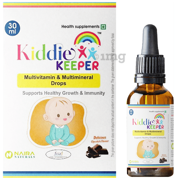Kiddie Keeper Multivitamin & Multimineral Drops Delicious Chocolate ...