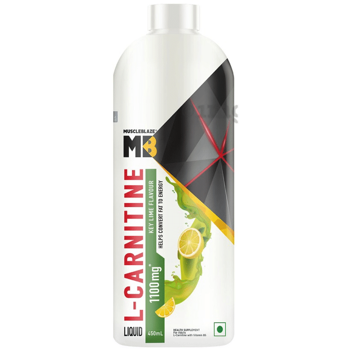 MuscleBlaze With L-Carnitine for Energy, Fat Metabolism & Performance | Lemon Lime